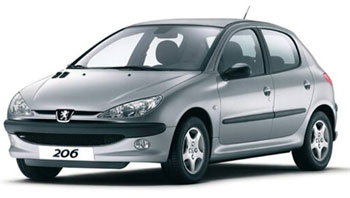 حامی خودرو پژو 206