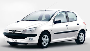 حامی خودرو پژو 206 تیپ 5
